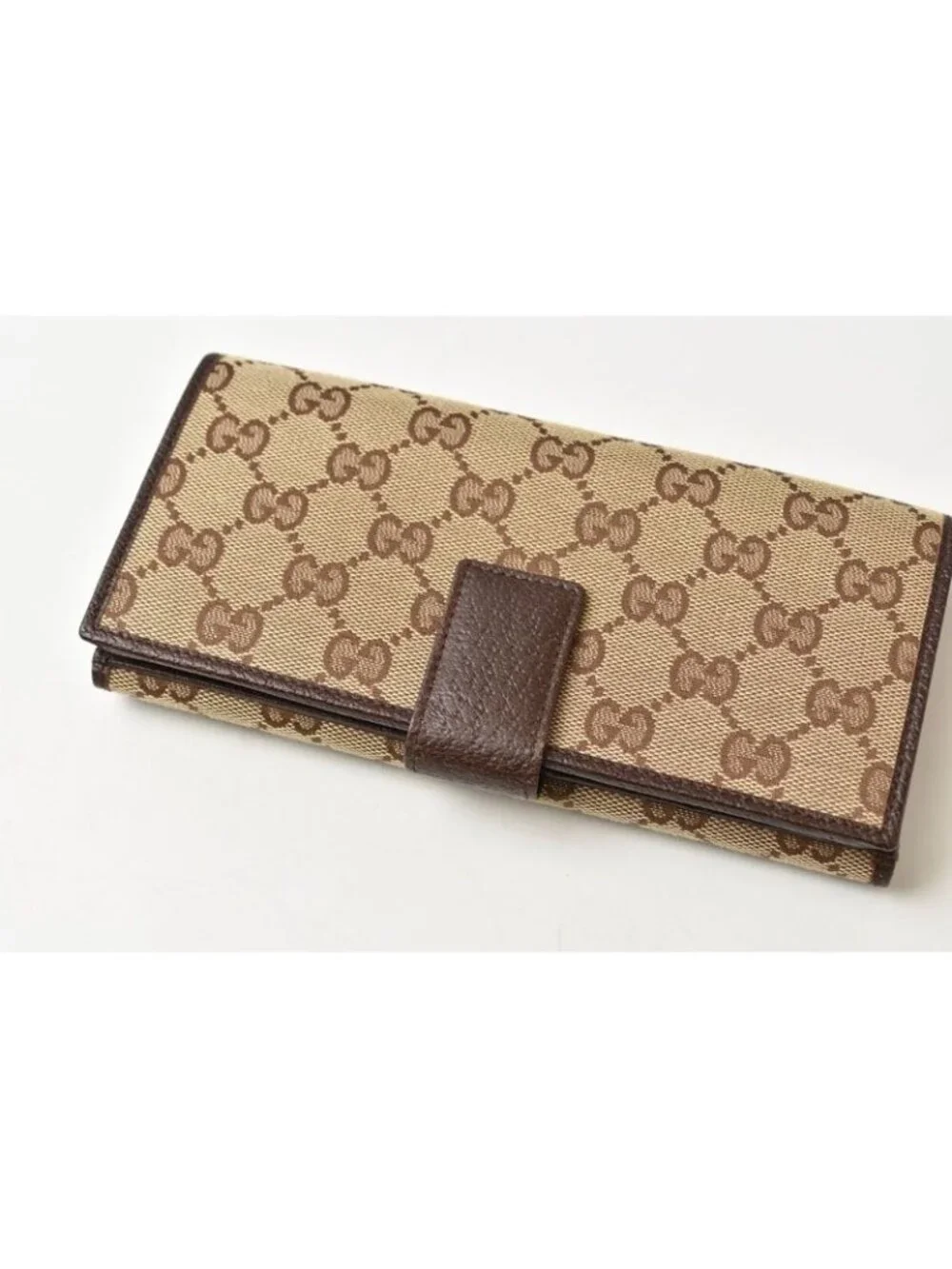 Gucci Wallet GG Canvas Brown Beige